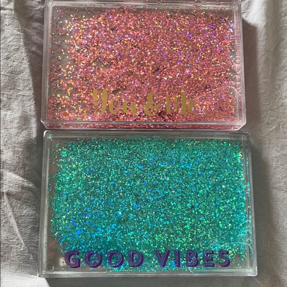 Glitter picture frames